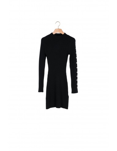 Robe courte en maille soldes